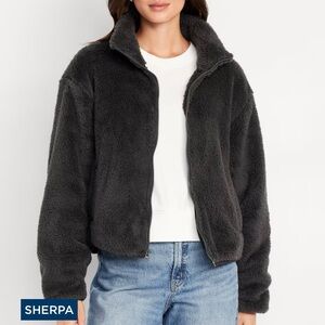 Old Navy Sherpa zip up jacket